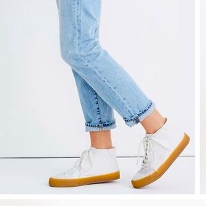 Madewell high top sneakers